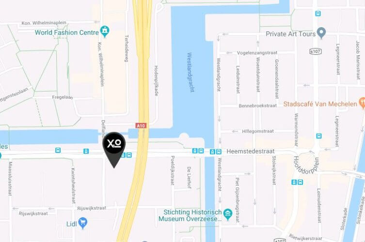 XO Hotels Couture on the map - location in the city