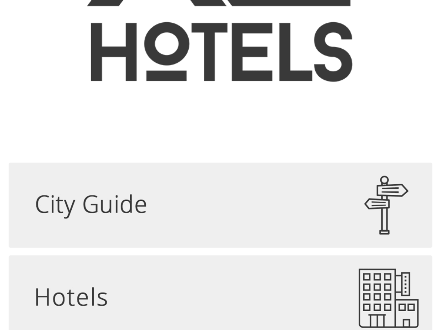 The app of XO Hotels