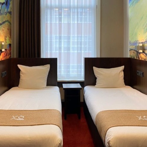 6. Hotel Van Gogh - Standard room with separate twin beds